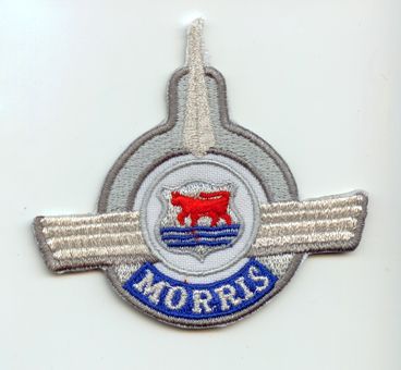 Morris Bonnet Embroidered Cloth Patch