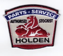 Holden Parts - Service Embroidered cloth Patch