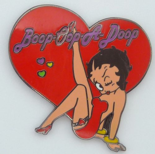 Betty Boop Hearts Lapel Pin / Badge