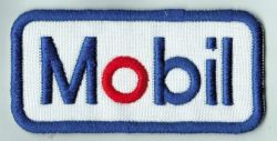 Mobil Rectangular Embroidered Patch