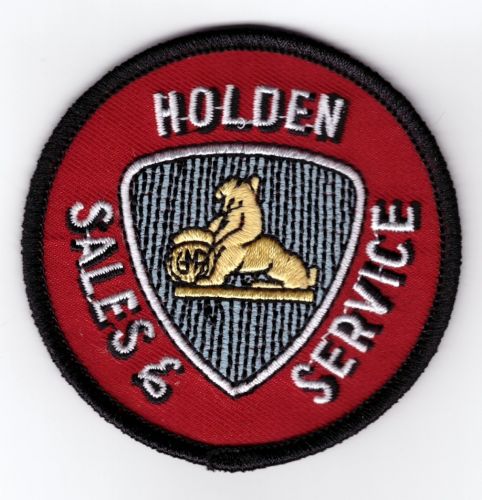 Holden Sales & Service Round Cloth Patch