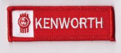 Kenworth Oblong Red Patch