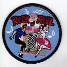 Rock and Roll Dancers Embroidered patch