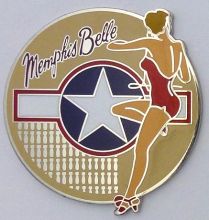 Memphis Belle Retro Lapel-Pin/Badge