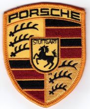 Porsche Shield Embroidered Patch