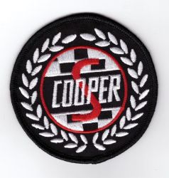 Cooper S Wreath Embroidered Patch