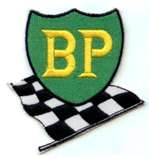 BP Racing Flag Embroidered Patch