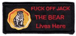 Fuck off Jack Embroidered Patch