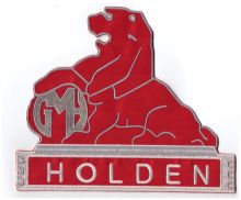 Holden Lion Embroidered Cloth Back Patch