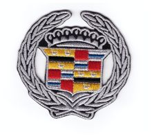 Cadillac Wreath Embroidered Patch