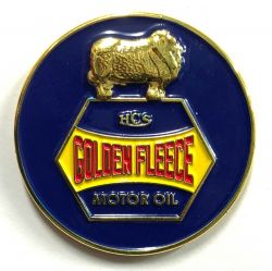 Golden Fleece Round Retro Lapel-Pin/Badge