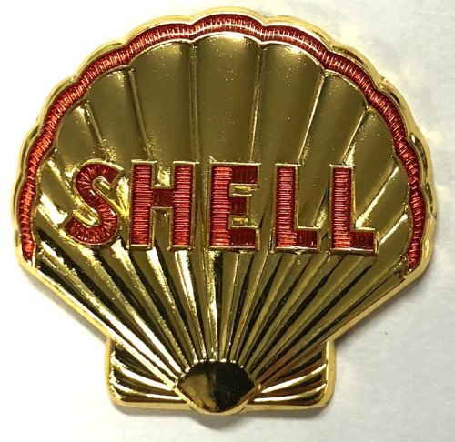 Shell Shape Golden Retro Lapel-Pin/Badge