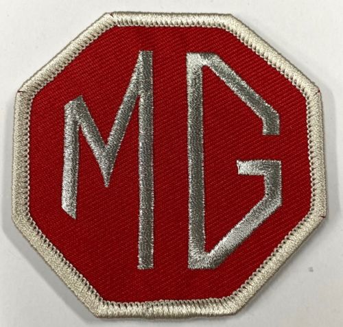MG Red Embroidered Cloth Patch