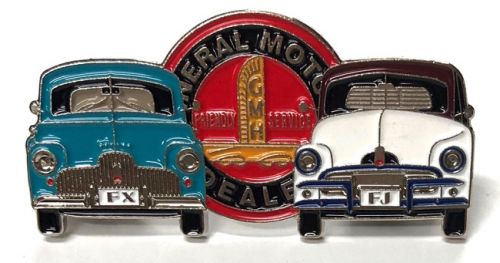 FJ/FX  Holden Duo Metal Badges/Lapel-pins