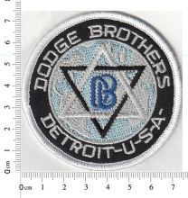 Dodge Brothers Detroit USA Embroidered Patch