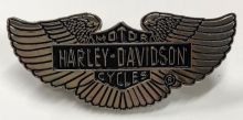 American Muscle Silver Eagle Wings Badge/Lapel-Pin