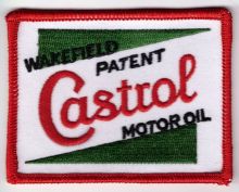 Castrol Wakefield Green/White Embroidered Patch