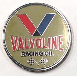 Valvoline Retro Round Badge/Lapel-pin
