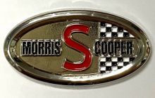 Morris Cooper S Oval Badge/Lapel-pin