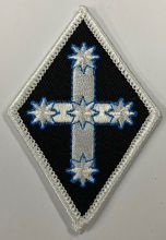 Eureka Diamond White Border Patch