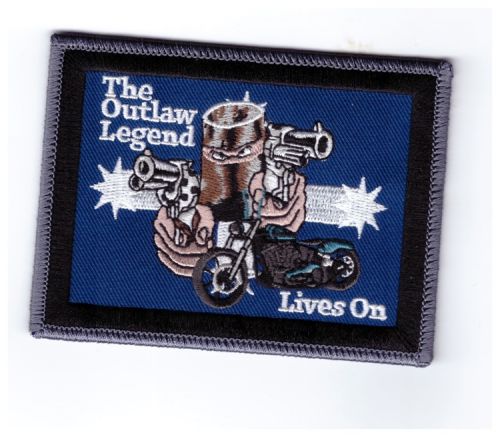 The Outlaw Legend Embroidered cloth Patch