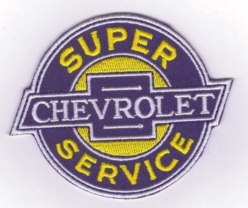 Super Chevy Service Round Cloth Patch