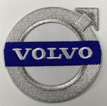 Volvo Metallic Embroidered Cloth Patch