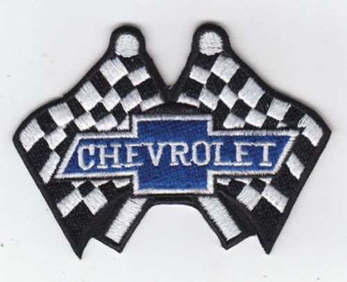 Chevrolet Racing Flags Embroidered Patch 