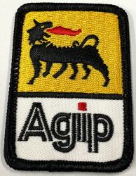 Agip Embroidered Cloth Patch