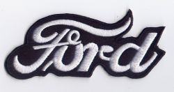 Ford Script Embroidered Patch