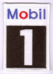 Mobil 1 Cloth Embroidered Patch