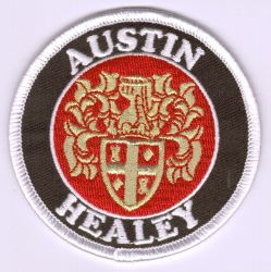 Austin Healey Round embroidered Cloth Patch