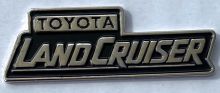 Toyota Landcruiser Big Script Metal Badge/Lapel-pin