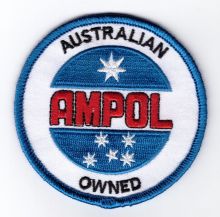 Ampol Owned Round Embroidered Patch