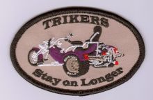 Trikers Stay Embroidered Cloth Patch
