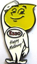 Esso Oil Drop Man Badge