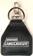 Toyota Landcruiser Script Genuine Leather Keyring/Fob