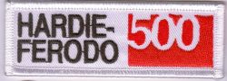 Hardie 500 embroidered cloth Patch