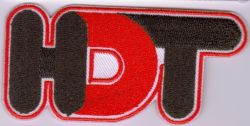 HDT Script Embroidered cloth patch