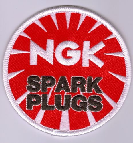 NGK Spark Plugs embroidered cloth Patch