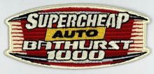 Supercheap Bathurst 1000 Embroidered Cloth Patch