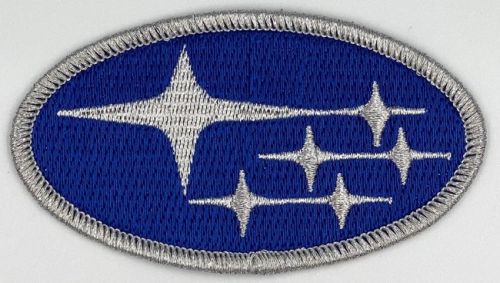 Subaru Oval Cloth Embroidered Patch