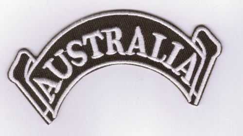 Australia Rocker Scroll Embroidered Patch