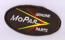 Chrysler Genuine Mopar Parts Oval Embroidered Patch