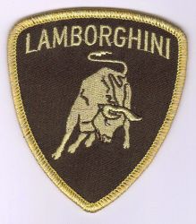 Lamborghini Embroidered Cloth Patch