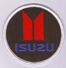 Isuzu Round Quality Embroidered Cloth Patch