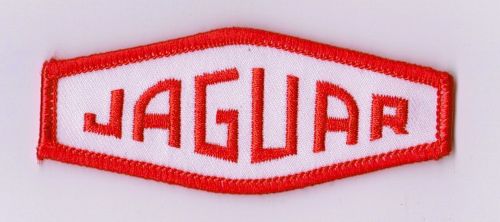 Jaguar Red Script Embroidered cloth Patch