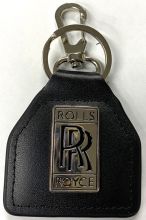 Rolls Royce Metal Genuine Leather Keyring/Fob