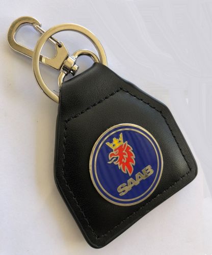 SAAB Genuine leather keyring/fob