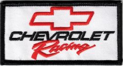 Chevrolet Racing Red& White Embroidred Patch